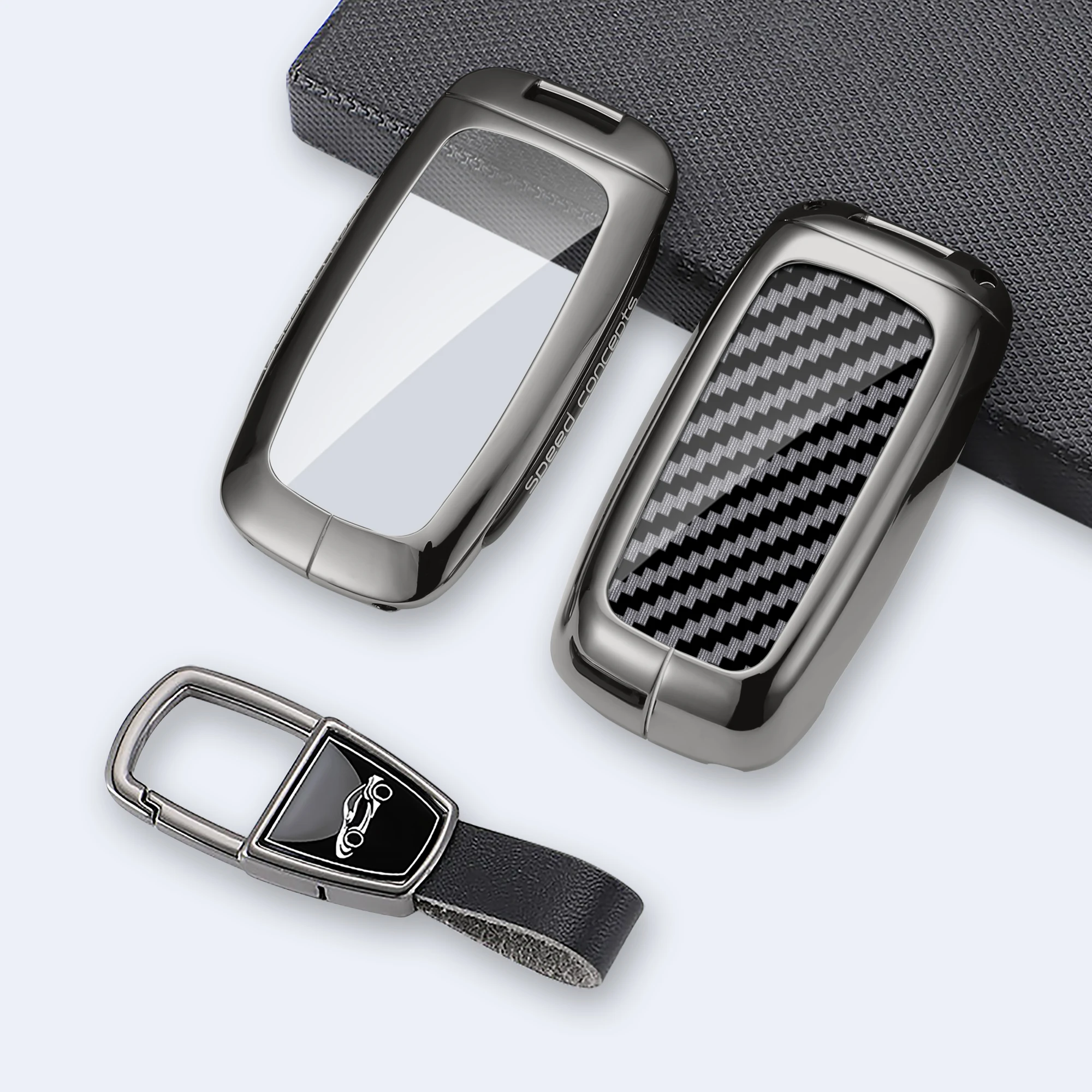 Car Accessories Malaysia - Suitable Zinc Alloy Leather Car Key