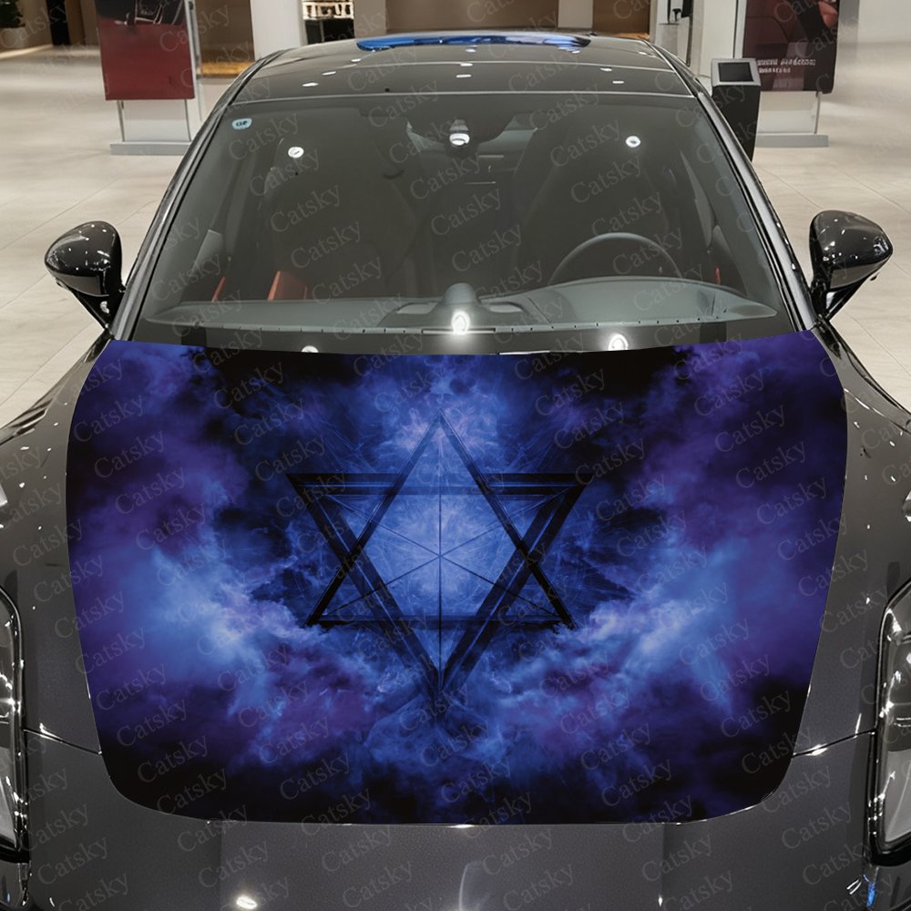 Car Accessories Gift Ideas - Star Chart Car Hood Stickers -