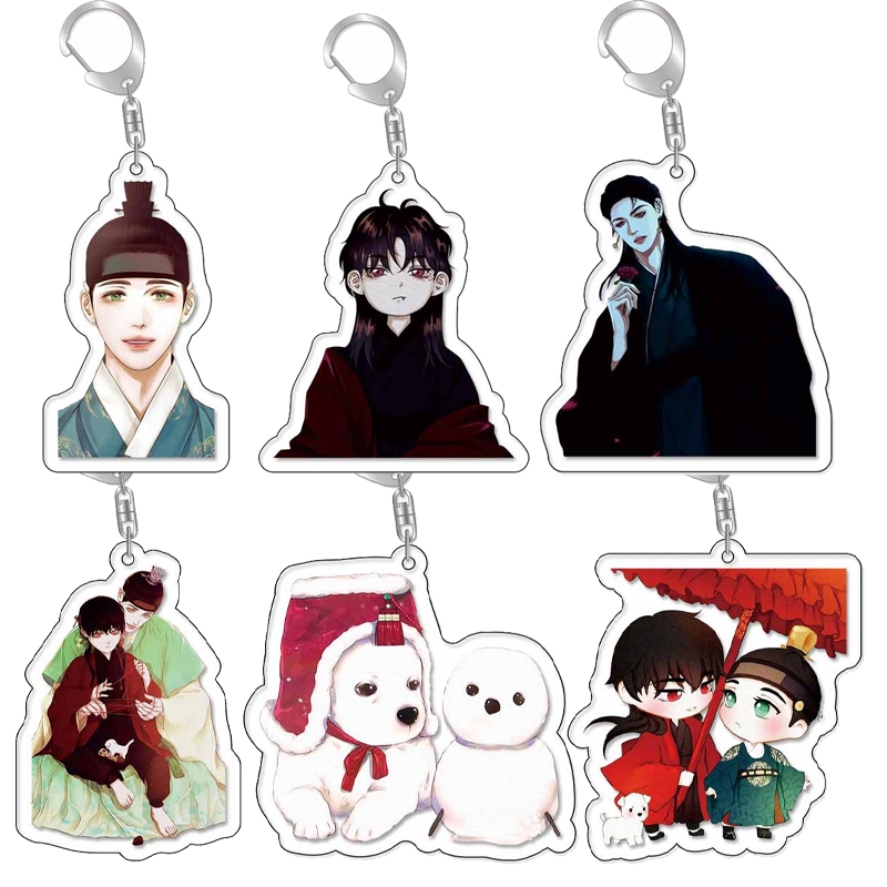 Car Accessories For Boys - Hot Comic Q Version Acrylic Keychain