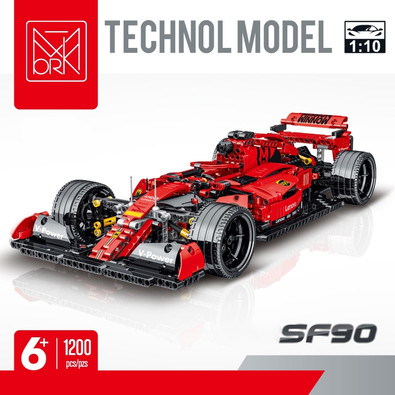 Car Accessories Gift Ideas - Creative 3D Desktop Decoration 1200Pcs Racing