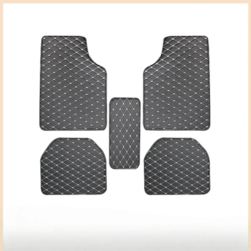 Car Floor Mats 5Pcs PU Leather - Car Accessories App ulasan dan harga