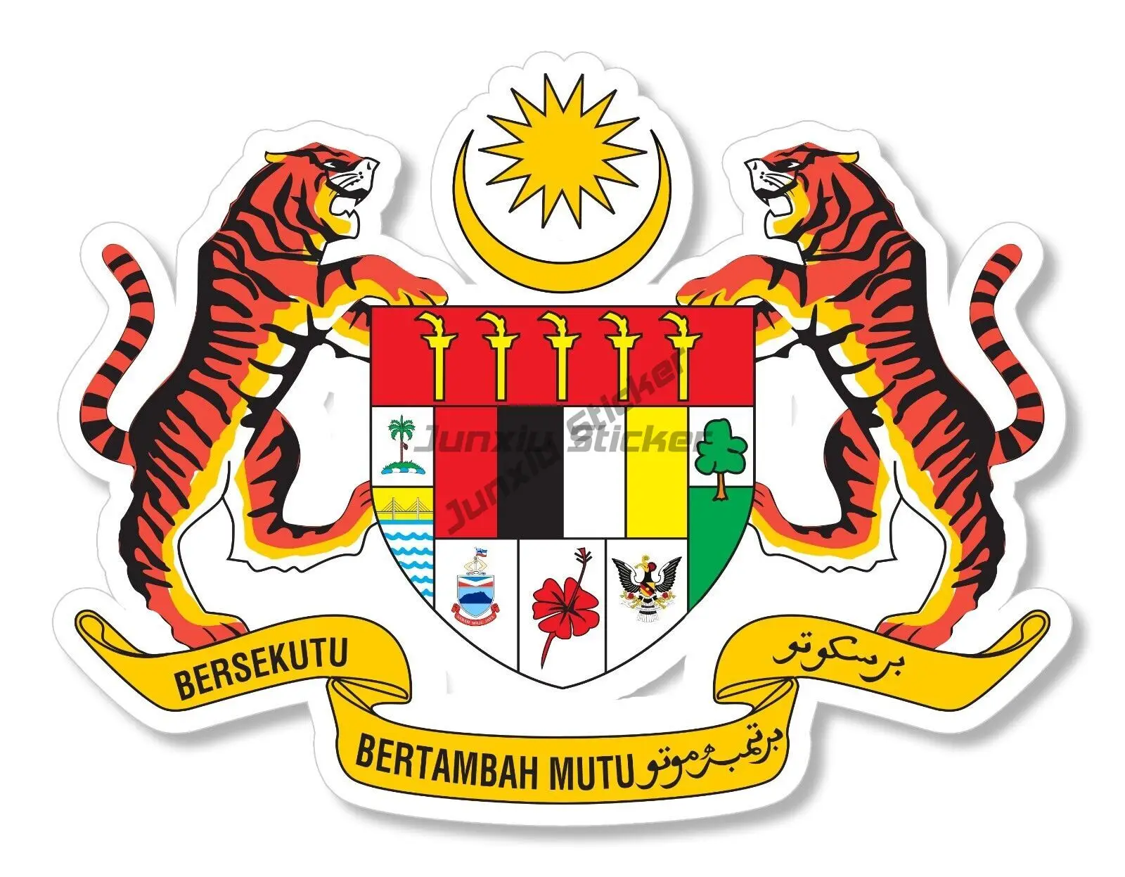 Malaysia MAL Flag Emblem Creat - Car Accessories Malaysia ulasan dan harga
