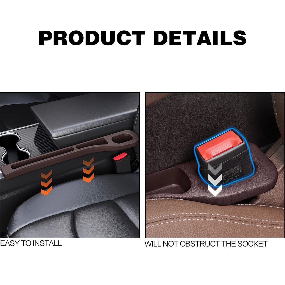 2PCS New Car Seat Gap Filler B - D.A.D Car Accessories ulasan dan harga