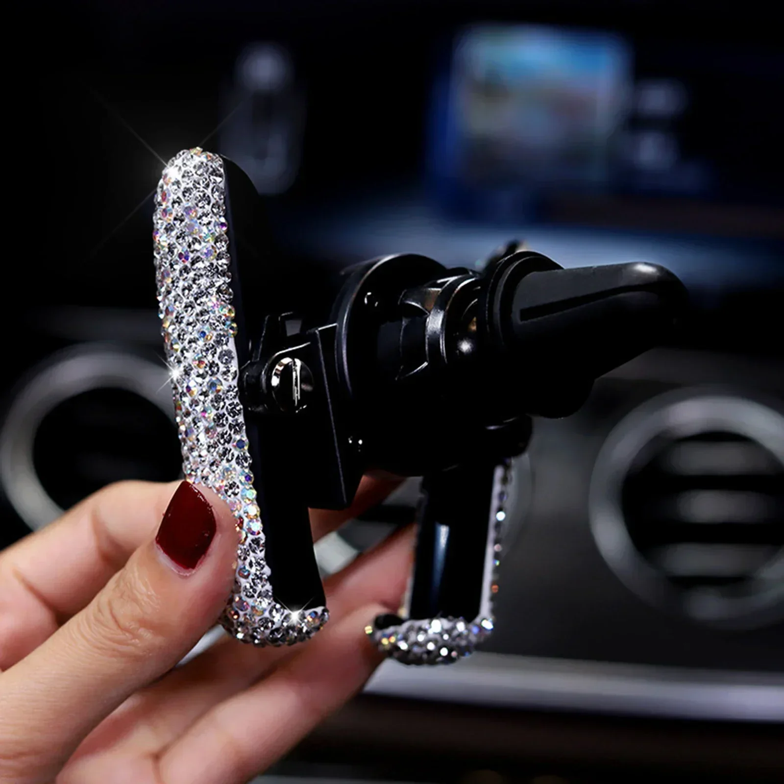 NEW Car Phone Holder Diamond C - Car Accessories App ulasan dan harga