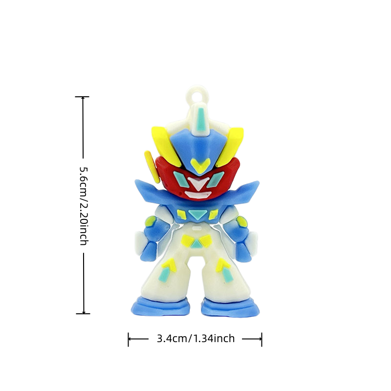 Gundam Silicone Keychain, Mini - Car Accessories For Boys ulasan dan harga