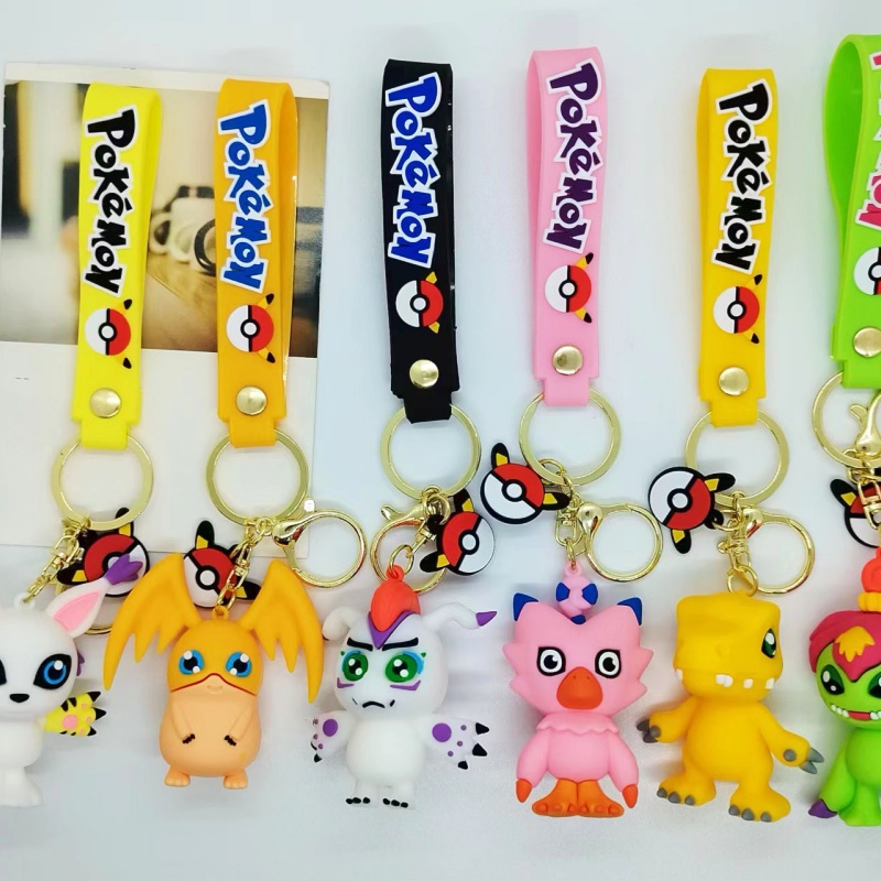 Digimon Keychain, 3D Model Key - Car Accessories Japan ulasan dan harga