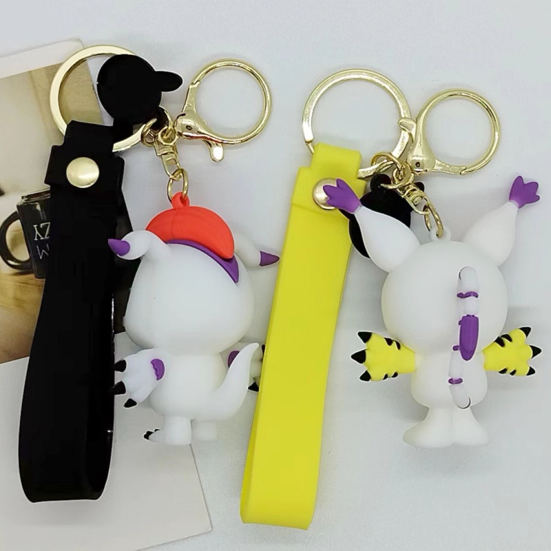 Digimon Keychain, 3D Model Key - Car Accessories Japan ulasan dan harga
