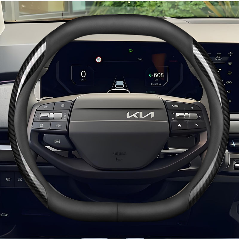 Leather Car Steering Wheel Cov - Car Accessories App ulasan dan harga