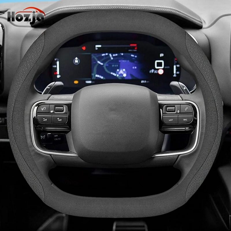Leather Car Steering Wheel Cov - Car Accessories App ulasan dan harga