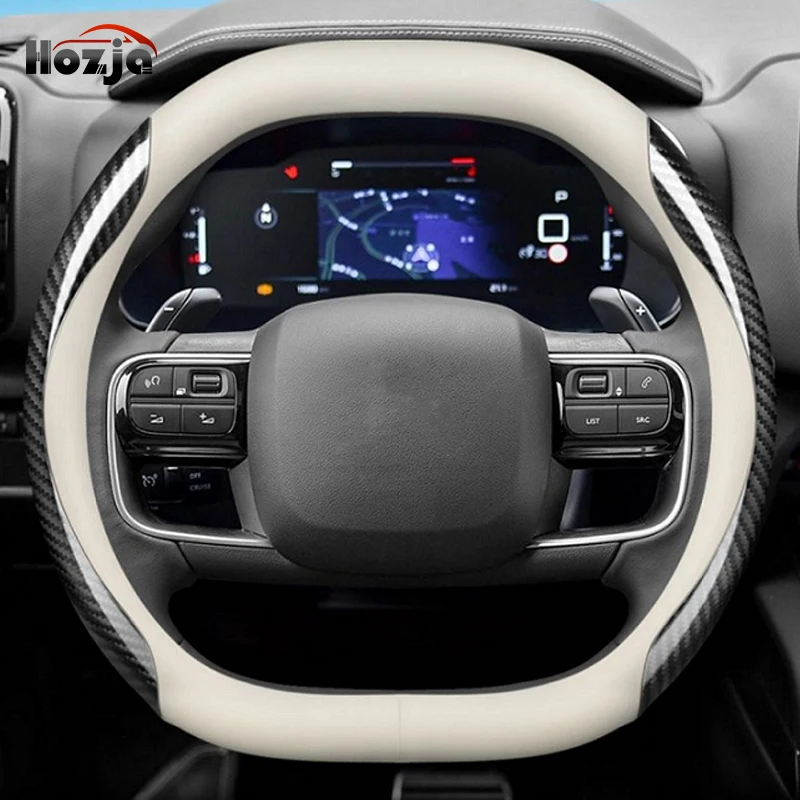 Leather Car Steering Wheel Cov - Car Accessories App ulasan dan harga