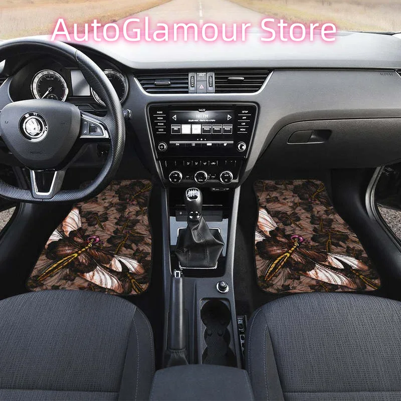 Brown Dragonfly Car Floor Mats - Car Accessories Gift Ideas ulasan dan harga