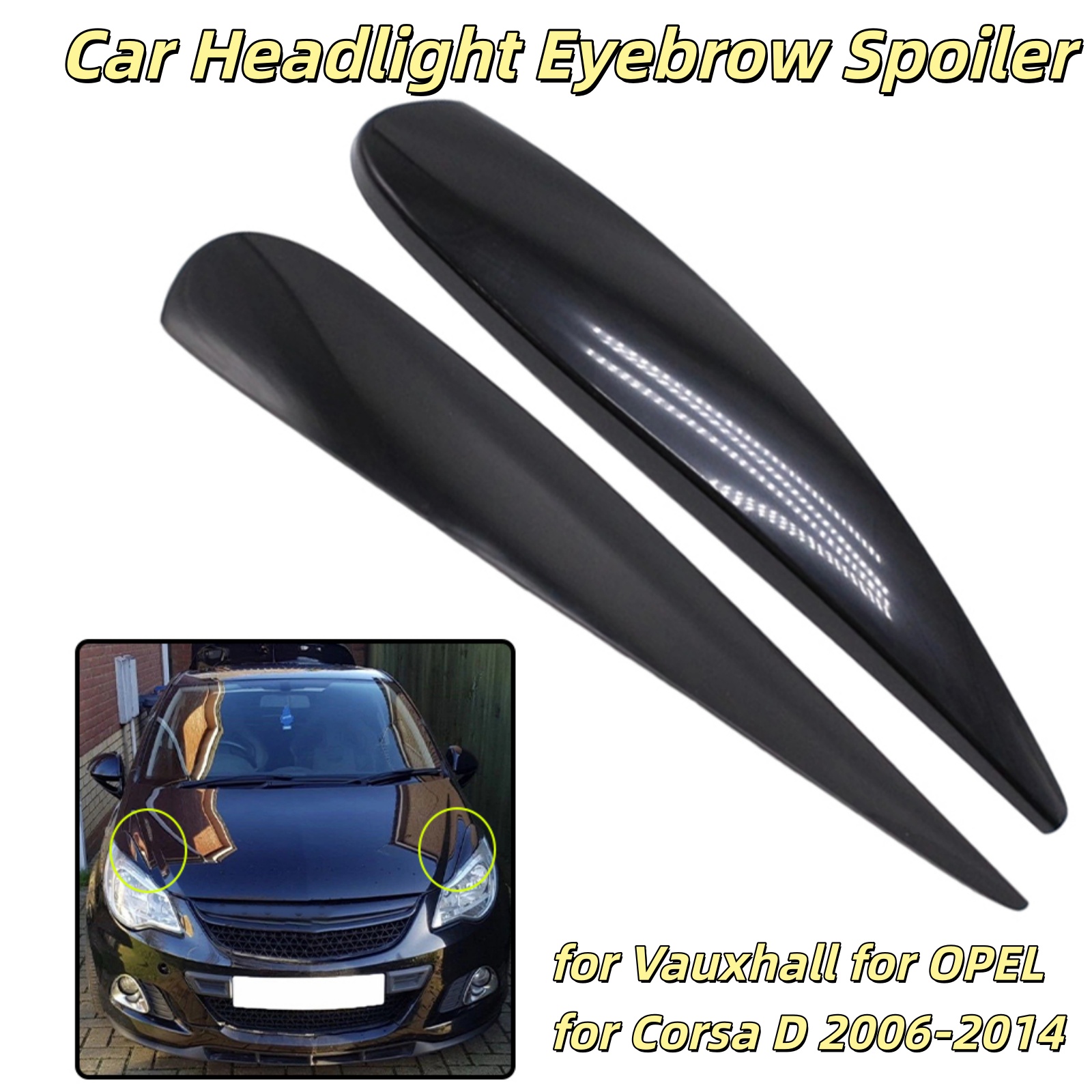 Headlight Eyebrows Eyelid Cove - D.A.D Car Accessories ulasan dan harga