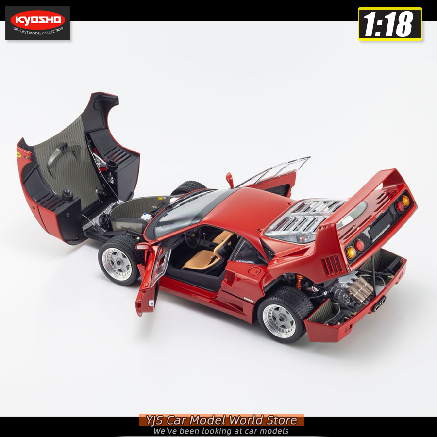 KYOSHO Diecast model 1/18 F40  - Car Accessories Gift Ideas ulasan dan harga