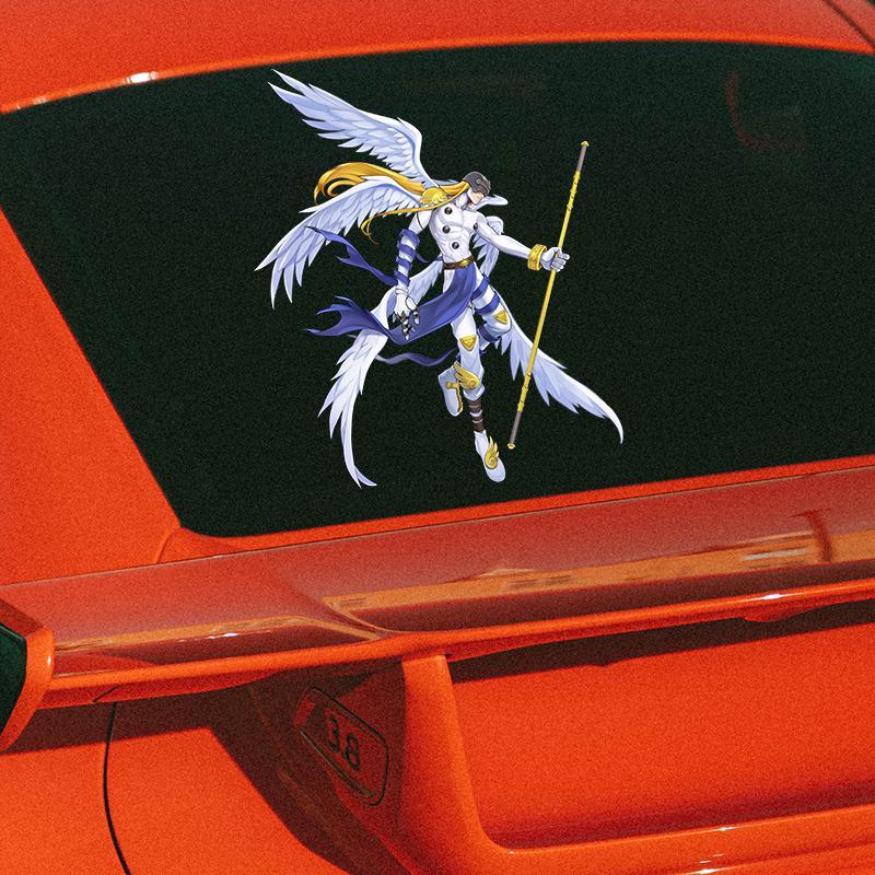 Digimon Car Sticker Cute Fashi - Car Accessories Japan ulasan dan harga