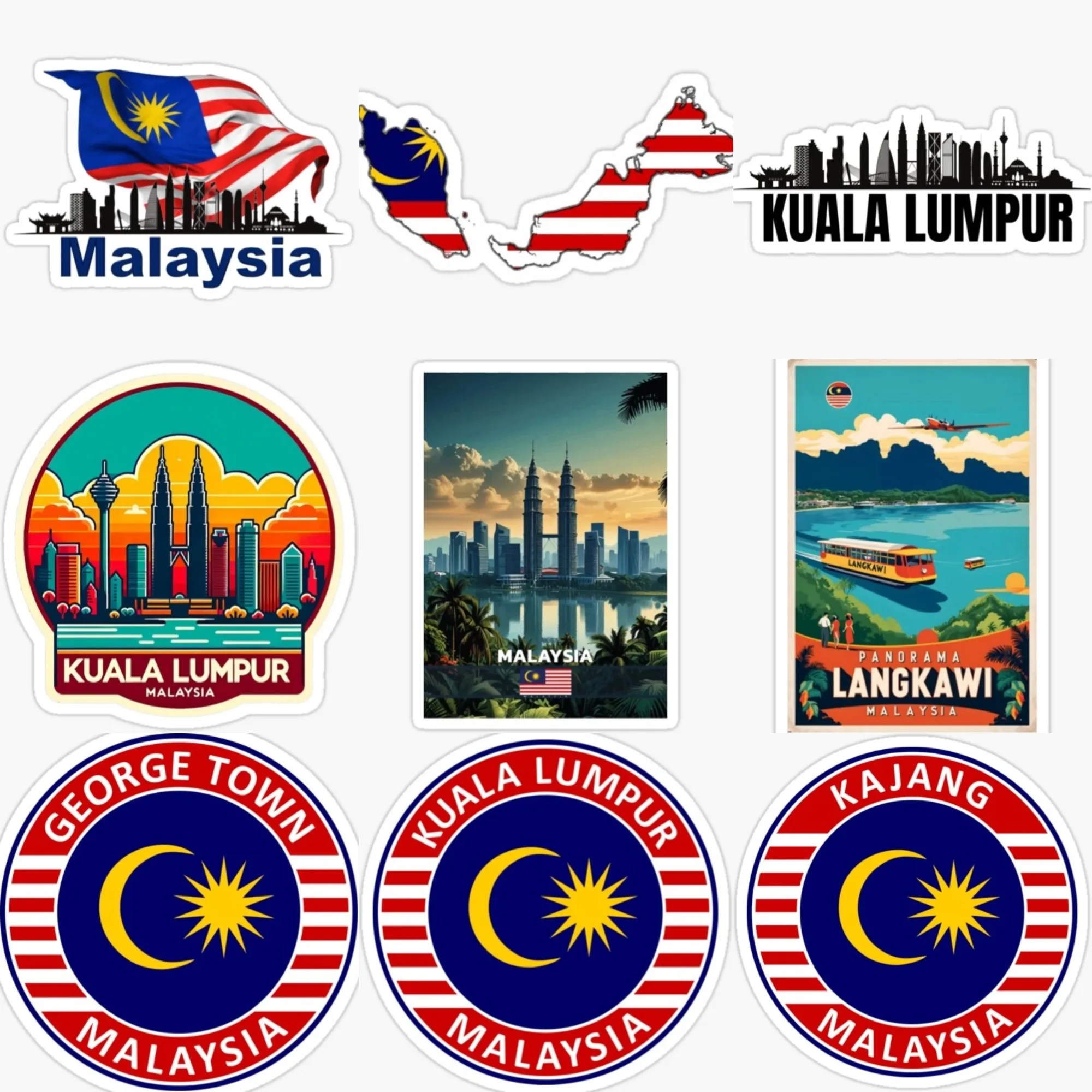 Malaysia Flag Map Emblem Scene - Car Accessories Malaysia ulasan dan harga