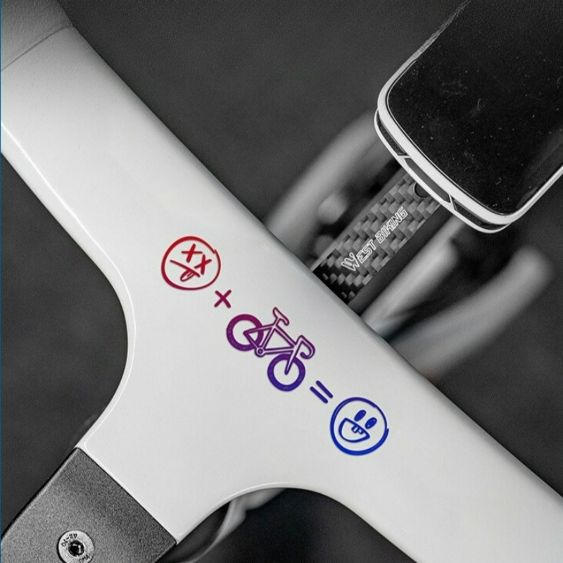 4pcs/set Happy Face Bike Stick - Car Accessories Gift Ideas ulasan dan harga