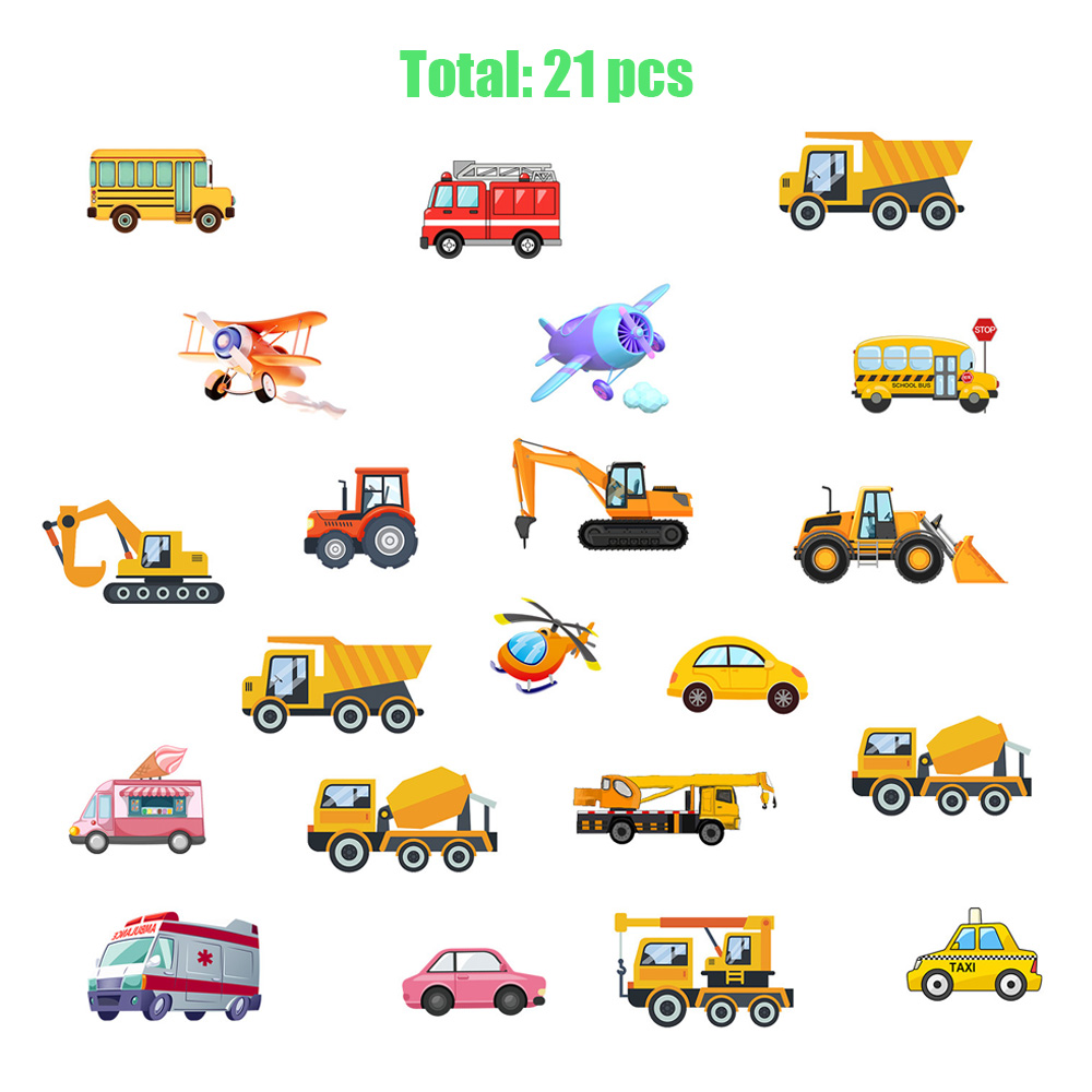 Luminous Car Wall Sticker 21Pc - Car Accessories For Boys ulasan dan harga