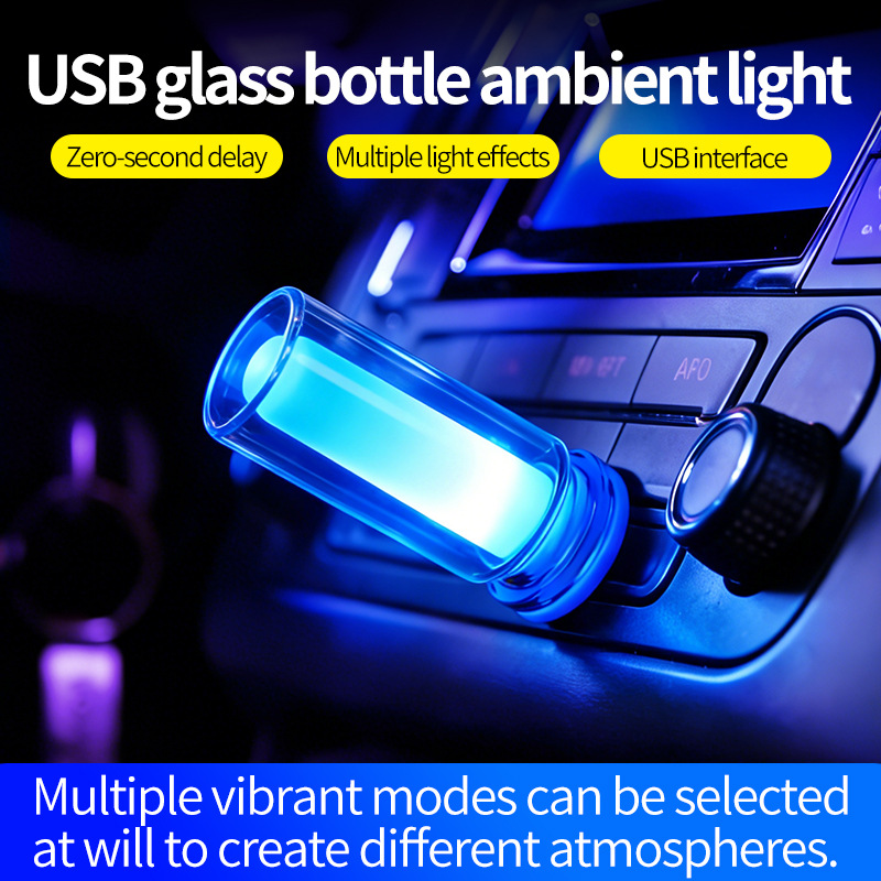 RGB LED Ambient Light 10 Modes - Car Accessories Gift Ideas ulasan dan harga