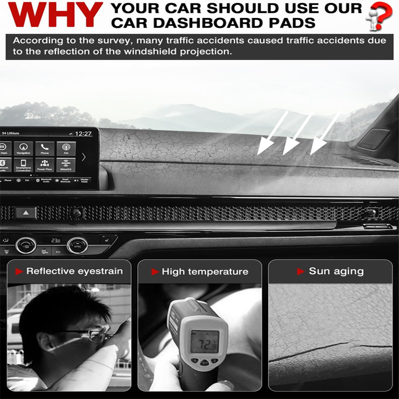 Anti-Glare Dashboard Cover Das - Car Accessories App ulasan dan harga