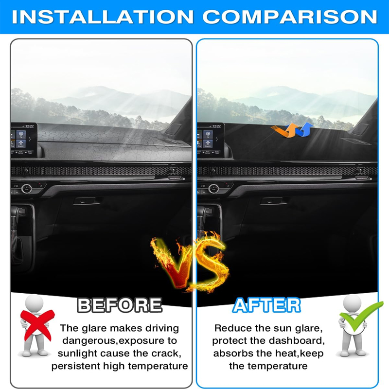 Anti-Glare Dashboard Cover Das - Car Accessories App ulasan dan harga