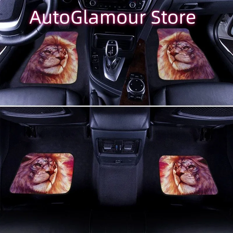 Warrior Lion Car Floor Mats Cu - Car Accessories Gift Ideas ulasan dan harga